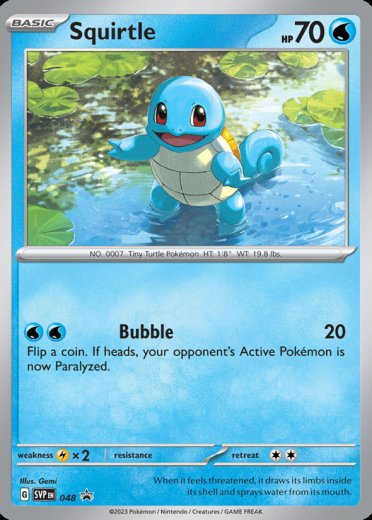 Squirtle - 048 (Cosmos Holo)