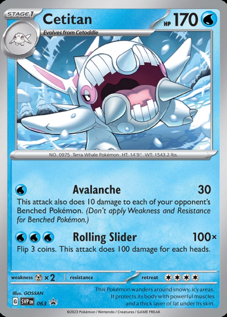 cetitan pokemon card mcdonalds Cetitan McDonalds Promo M23en 005/015 – PokeChalet main image 0