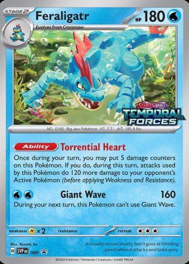 Feraligatr - 089 (Prerelease)