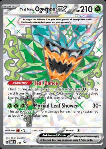 Teal Mask Ogerpon ex - 166