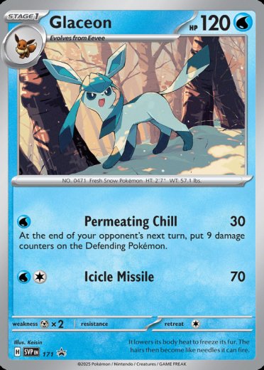 Glaceon - 171 (Cosmos Holo)