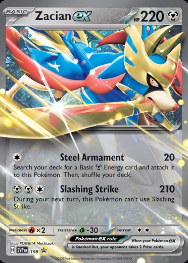 Zacian ex - 198