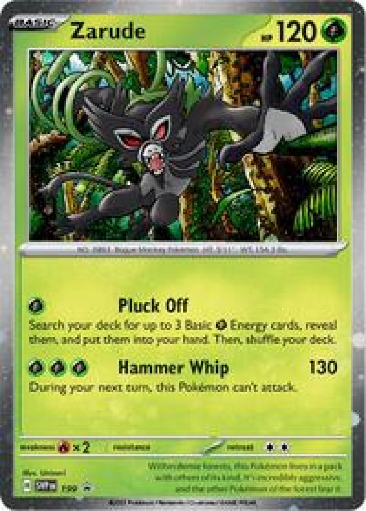 zarude pokemon card value Zarude V HP220 2022 Collectible Pokemon Trading Card No.016/172