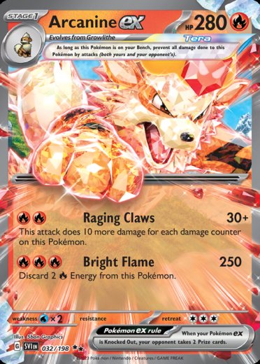 Arcanine ex - 032/198
