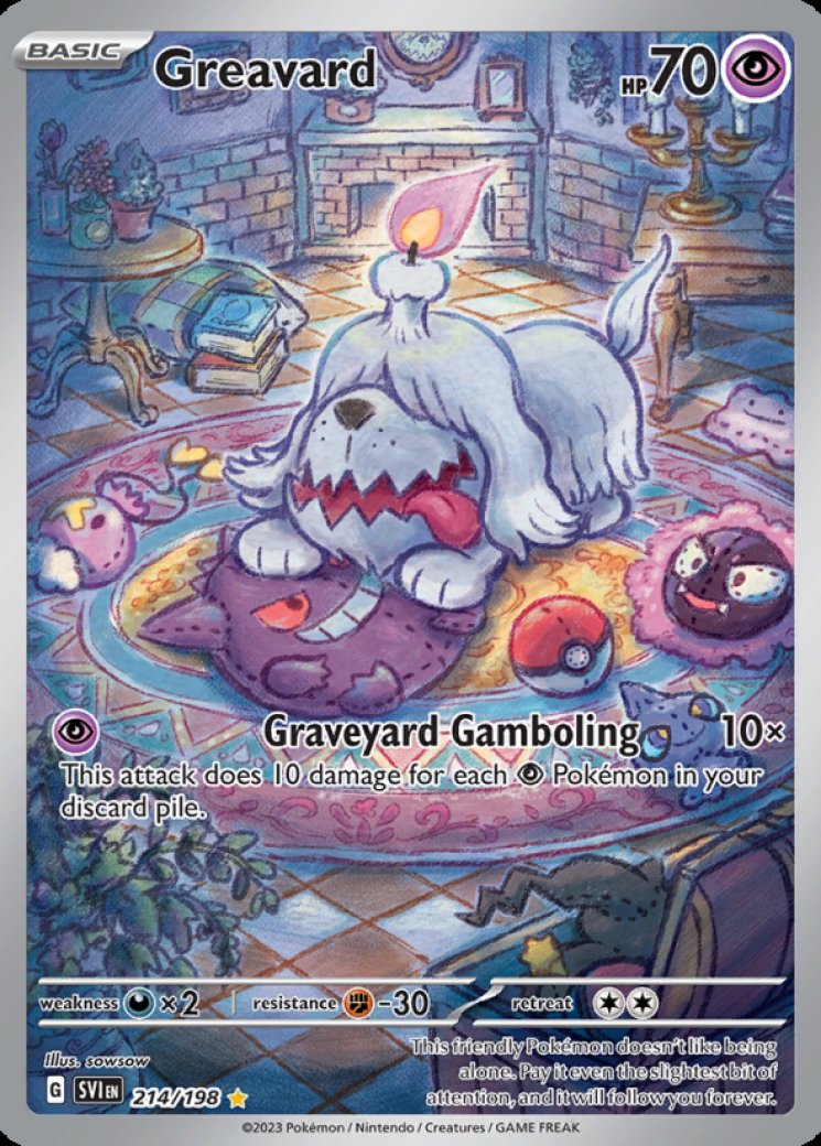 Greavard - 214/198 Price 2026 | Scarlet & Violet Base Set