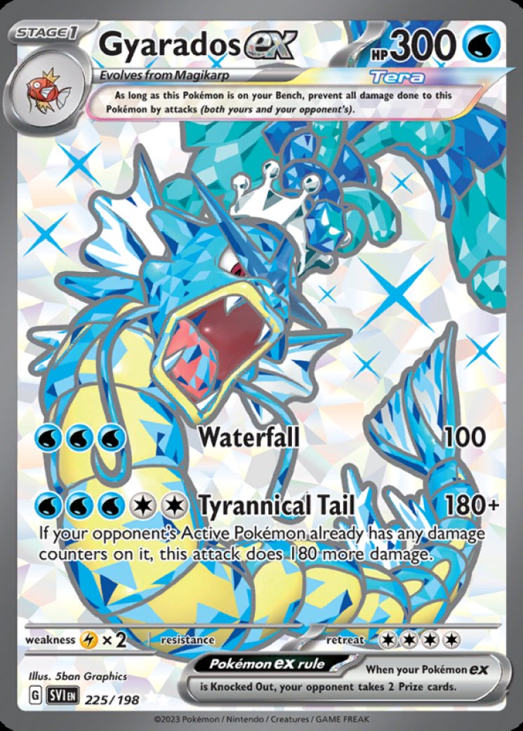 shiny gyarados pokemon card value Gyarados ex - 225/198 Price 2026