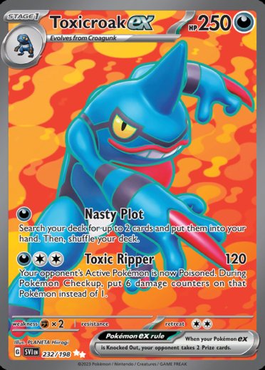 Toxicroak ex - 232/198