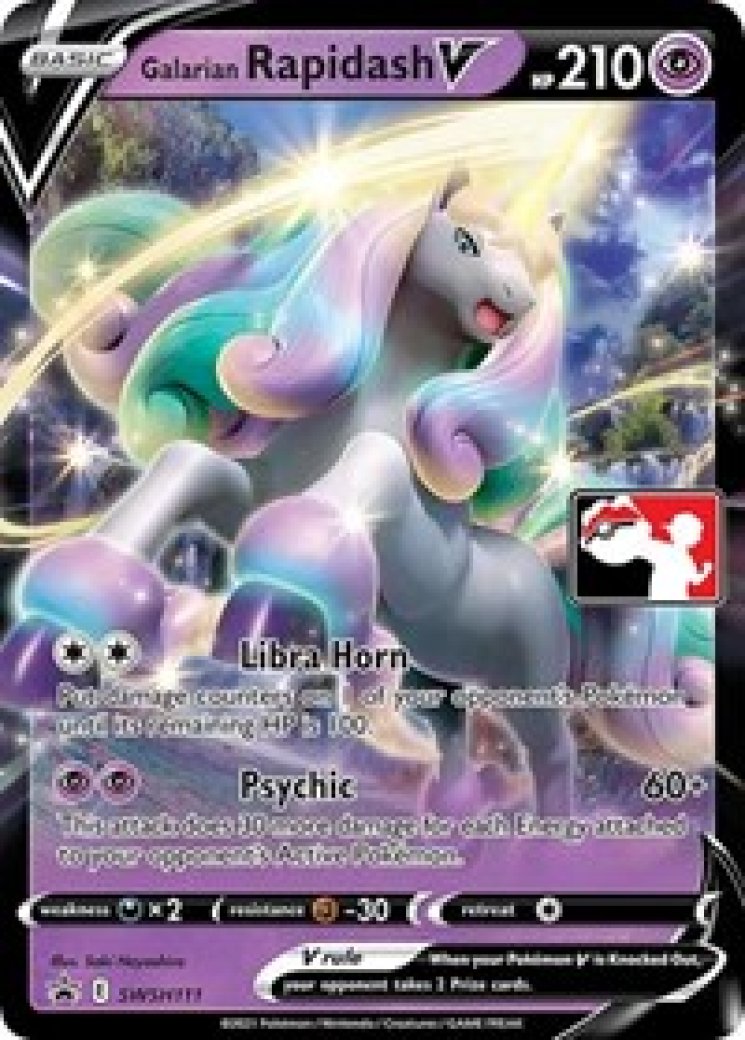 Galarian Rapidash V - SWSH111 - Sword & Shield Promo Cards - Pokemon Card  Prices & Trends