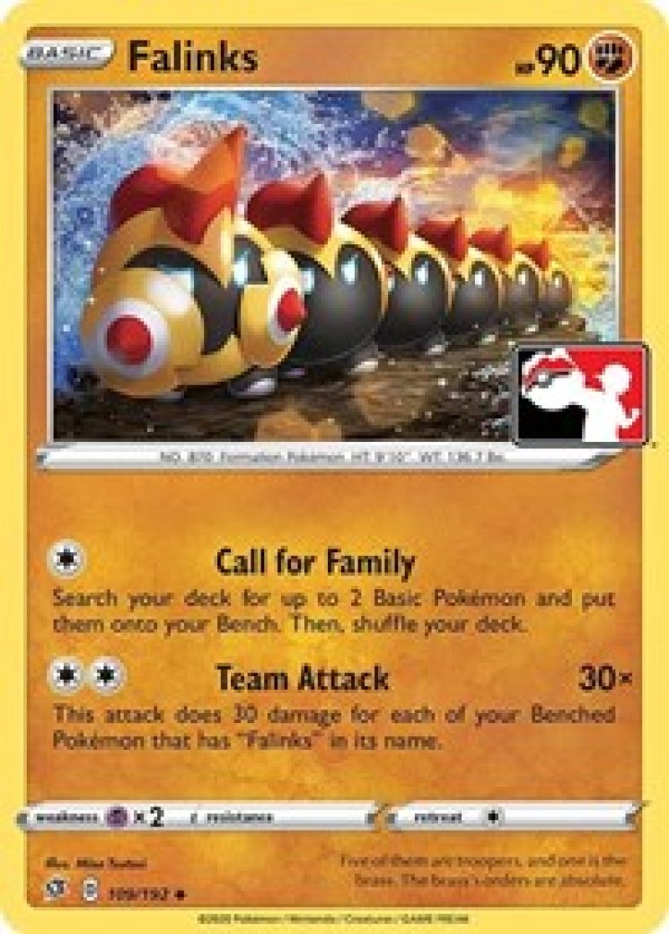 falinks v pokemon card value - SV115/SV122 - Shining Fates Attack 1 Pokemon Rebel Clash Falinks V