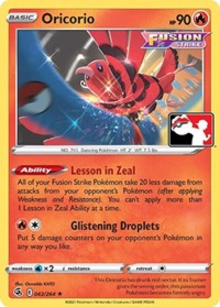 Oricorio - Fusion Strike - Pokemon Card Prices & Trends Oricorio - Fusion Strike - Pokemon Card Prices & Trends