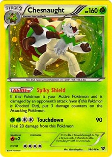 Chesnaught - 14/146 (Cosmos Holo)