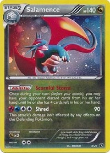 Salamence - 8/20 (Cosmos Holo)
