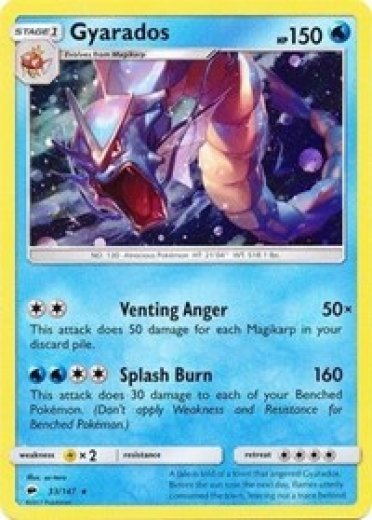 Gyarados - 33/147 (Cosmos Holo)