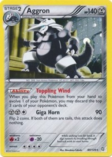 Aggron - 80/124 (Cosmos Holo)