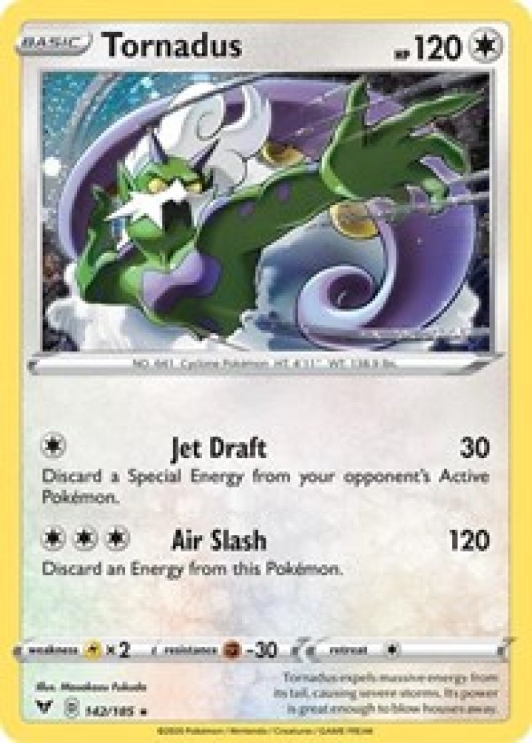 tornadus ex pokemon card value - 129/142 Pokmon Hit Points180 HP Form Tornadus ex Pokemon Cards Price