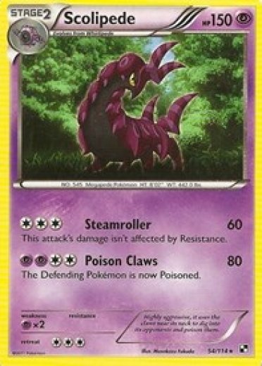 Scolipede - 54/114 (Cracked Ice Holo)