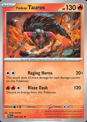 Paldean Tauros - 028/193