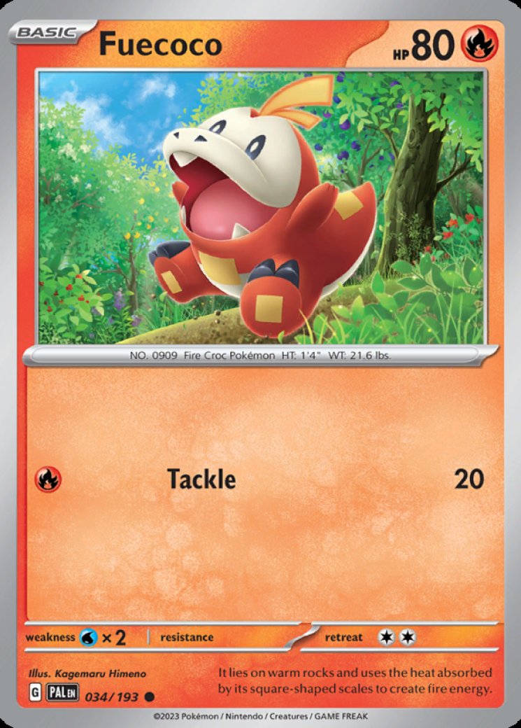 Fuecoco - Pokemon Card Prices & Trends