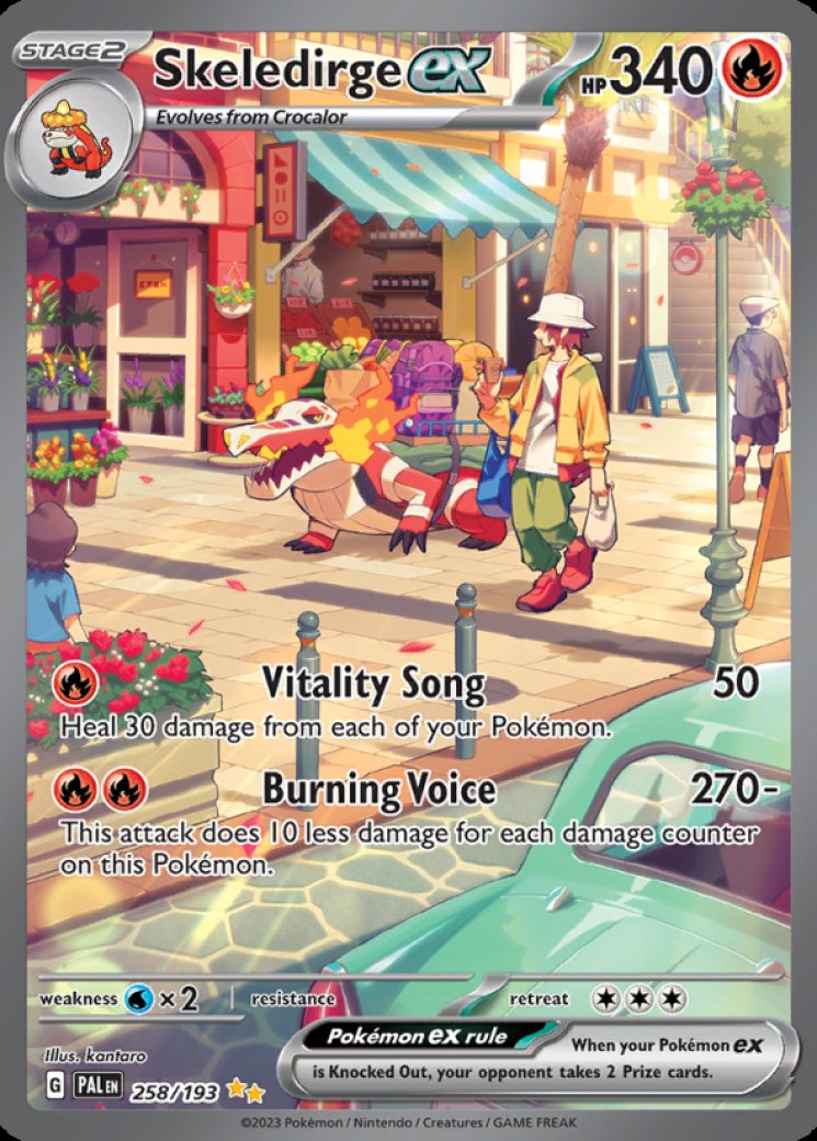 Skeledirge ex - 258/193 Price 2026 | Paldea Evolved