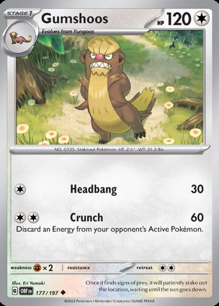 Gumshoos GX 110/149 Price 2026 | Sun & Moon
