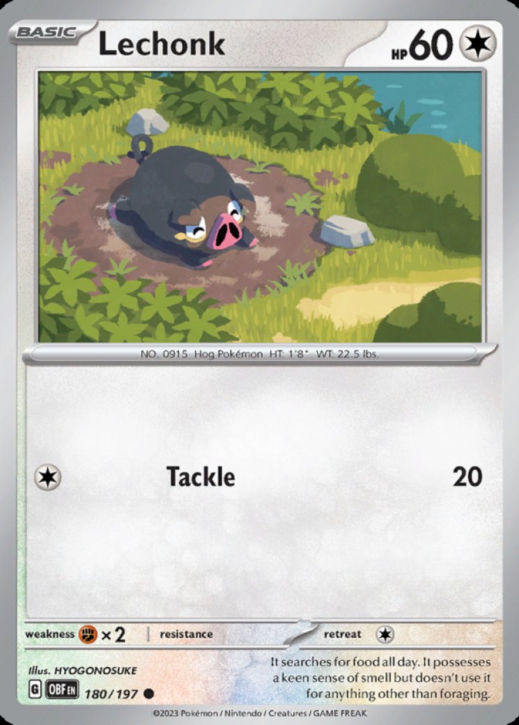 shiny lechonk pokemon card Lechonk Card Prices & Value 2026
