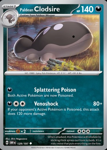 Paldean Clodsire - 129/197
