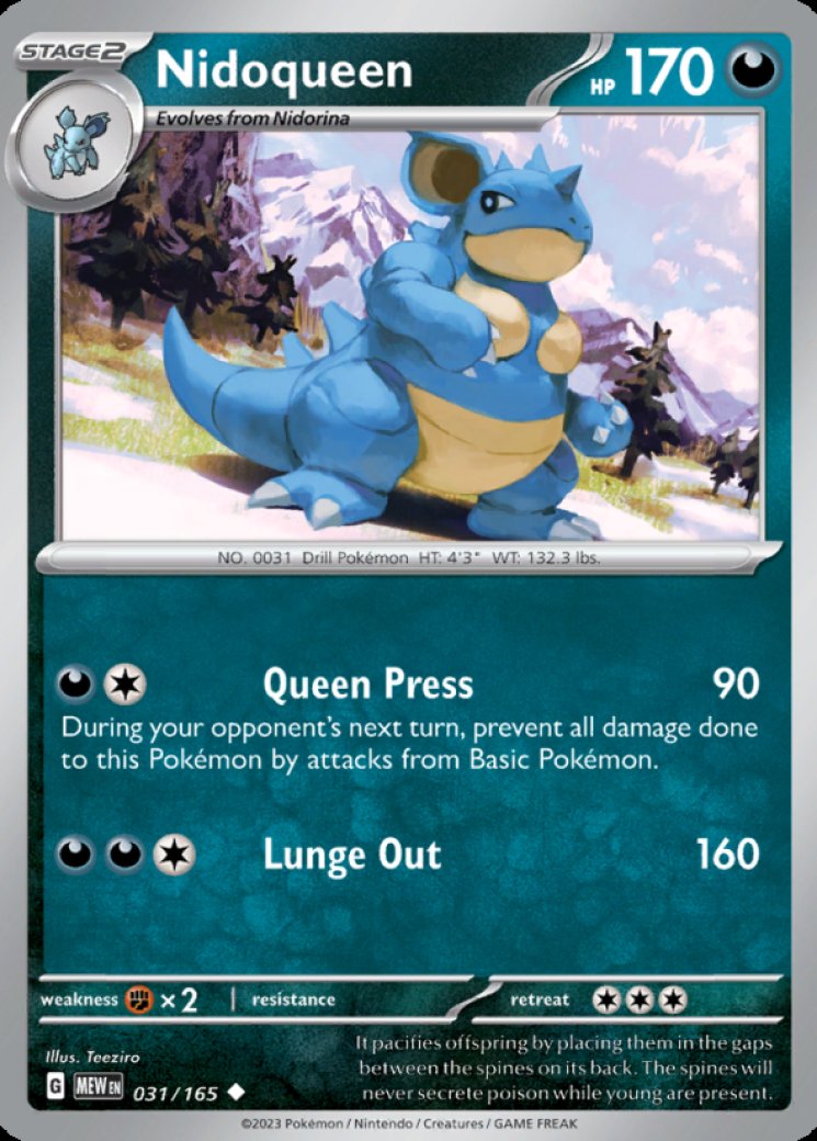 Nidoqueen 32/110 Price 2026 | Legendary Collection
