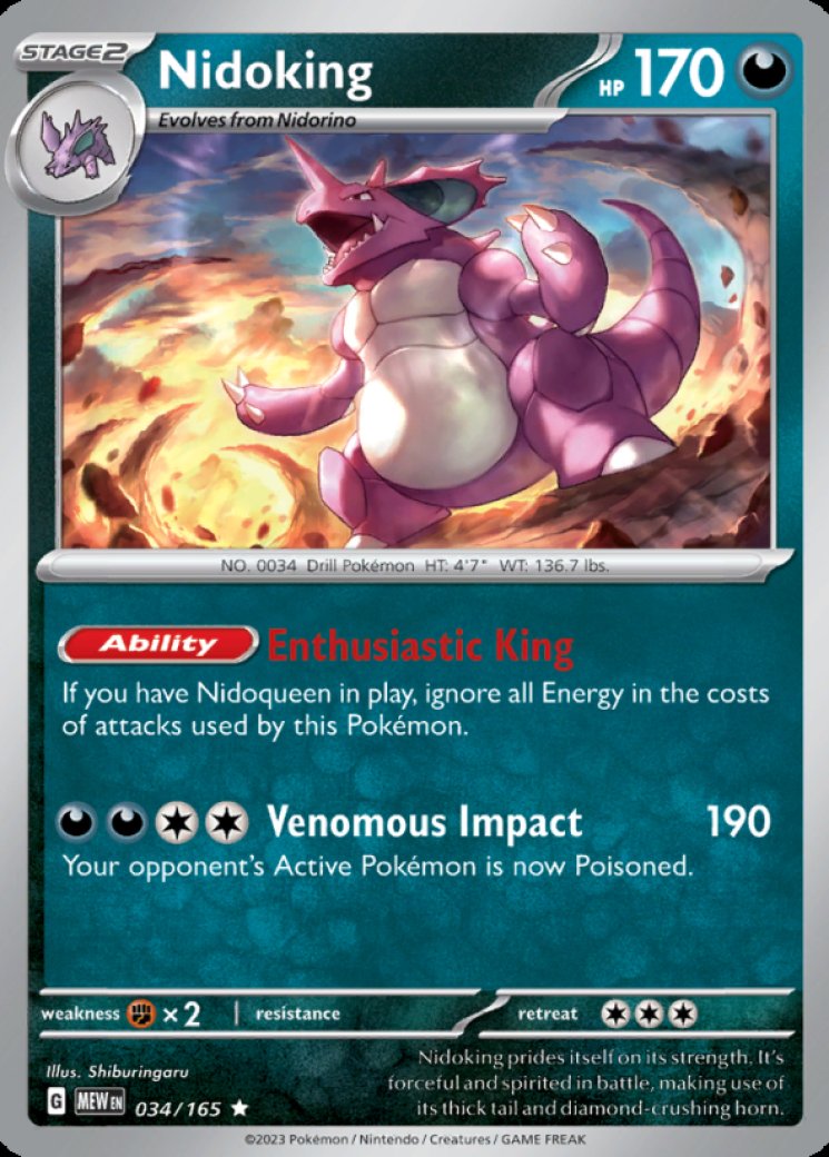 Nidoking - Pokemon Card Prices & Trends