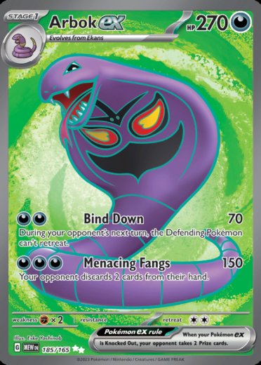 Arbok ex - 185/165