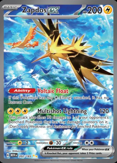 Zapdos ex - 202/165