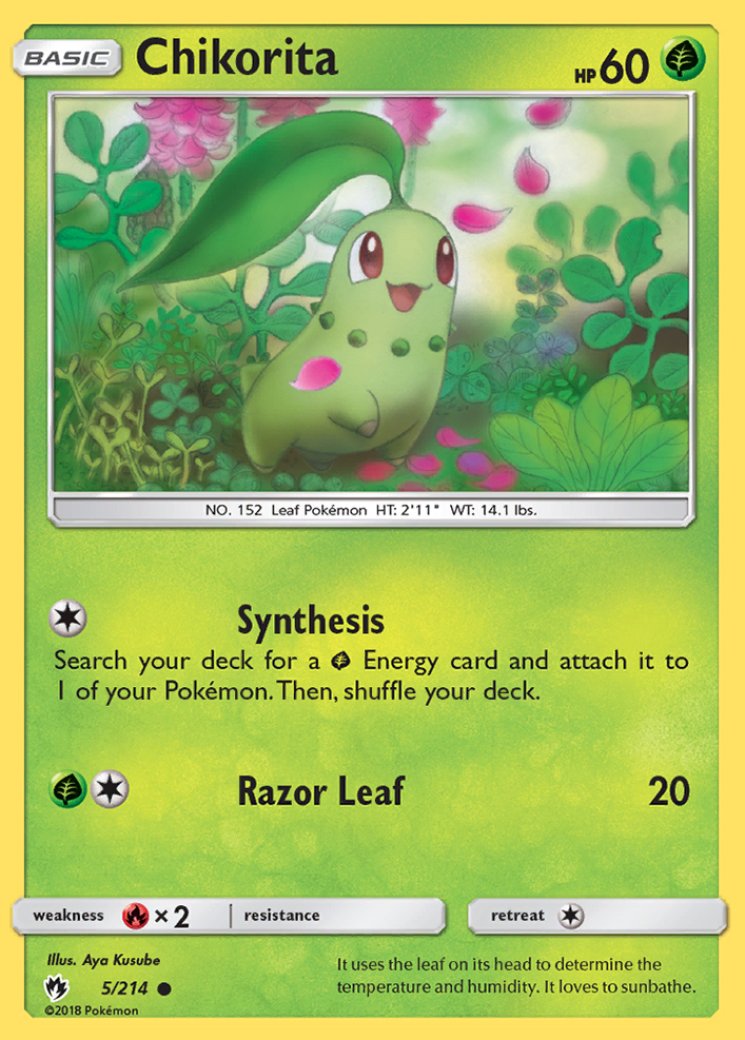 chikorita pokemon card (54/105) [Neo Genesis]  Plug All cards will be carefully packed for safe transit Mega Evolution Chikorita #008/132 Reverse