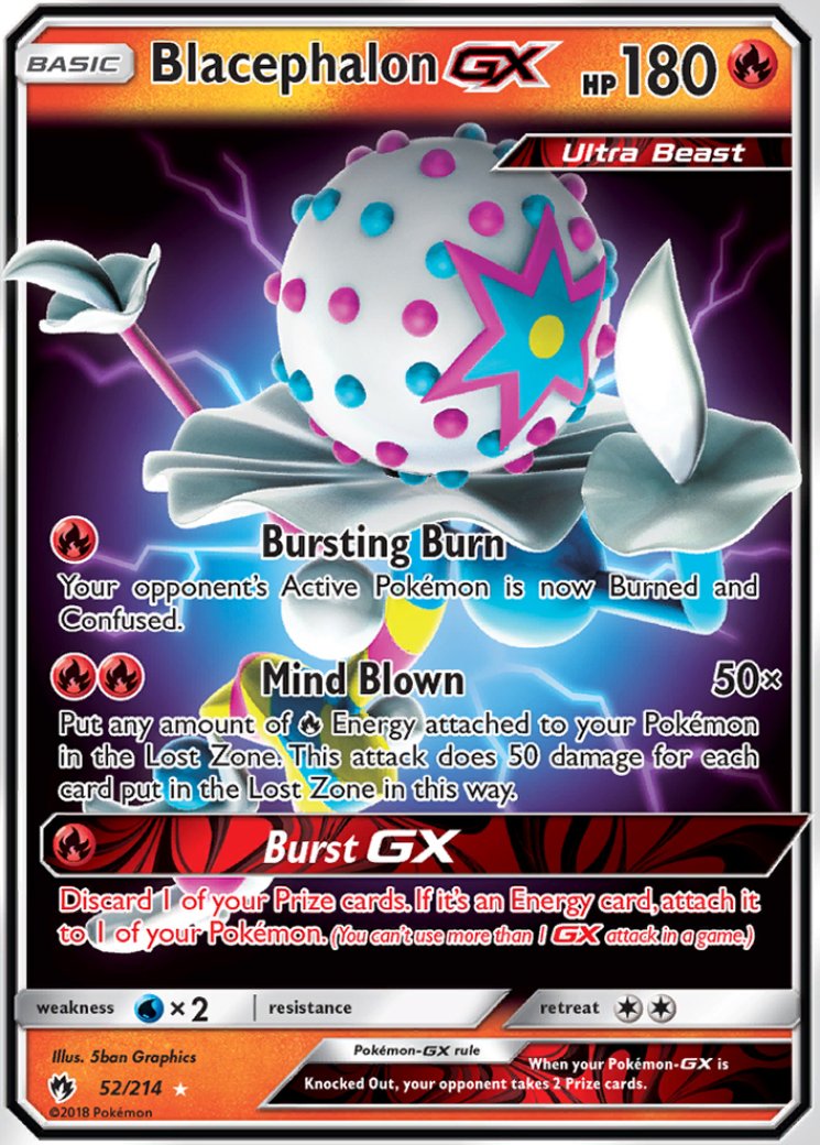 Blacephalon GX 52/214 Price 2026 | Lost Thunder
