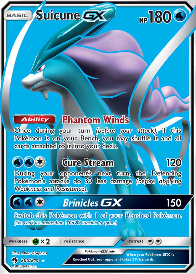 Suicune GX (Full Art) 200/214 Price 2026 | Lost Thunder