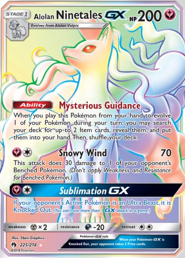 Alolan Ninetales GX (Secret)