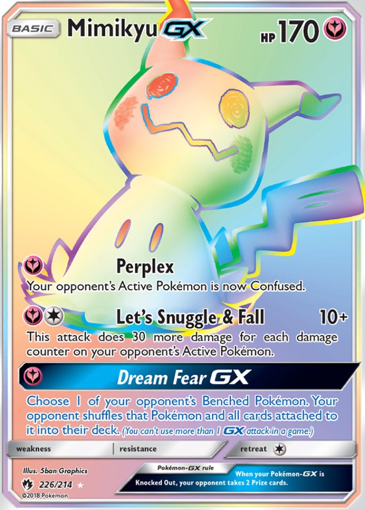 Mimikyu GX (Secret) 226/214 Price 2026 | Lost Thunder
