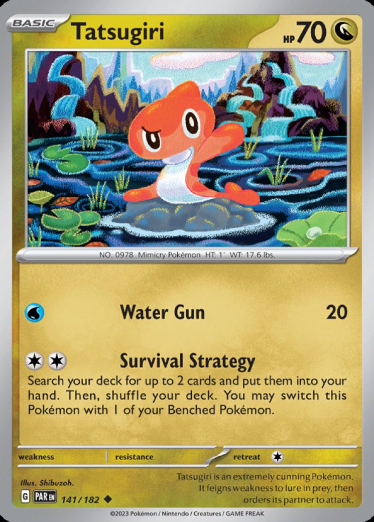 tatsugiri pokemon card value Dondozo & - 061/198 - Scarlet & Violet and put it into your hand Tatsugiri [Prize Pack] #62 Prices