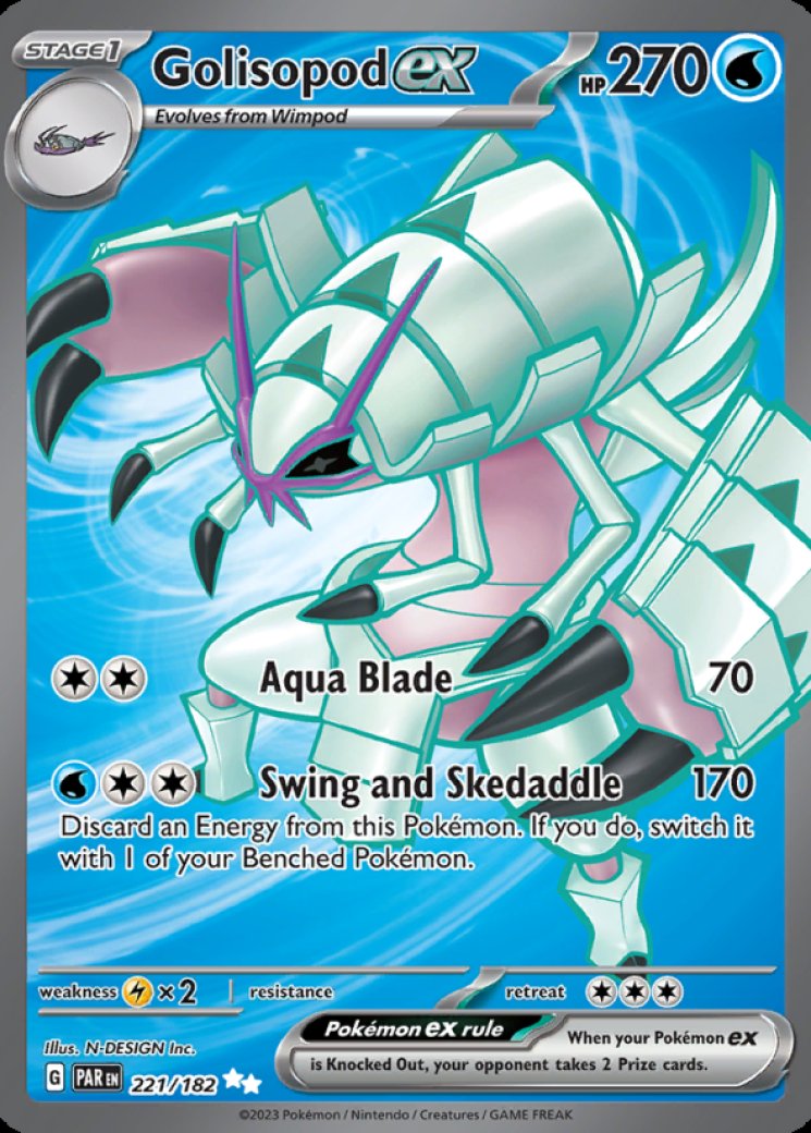 golisopod ex pokemon card value 2023 Pokemon Japanese Sv4k-Ancient Roar Golisopod Ex Super Rare PSA 10