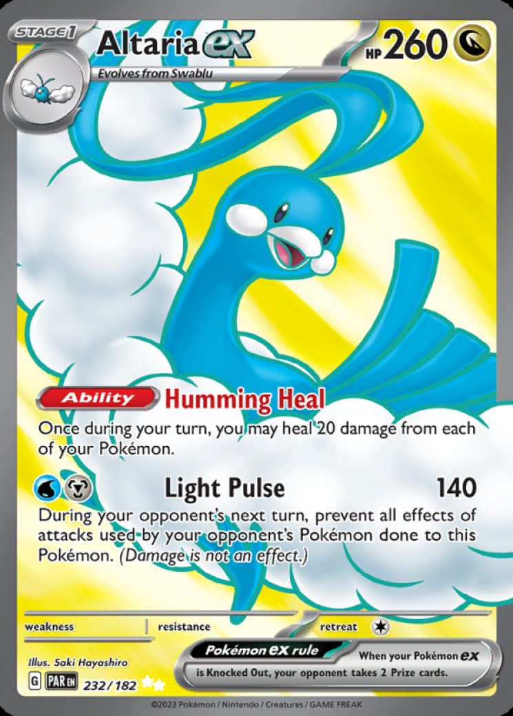 Altaria ex - 232/182 Price 2026 | Paradox Rift