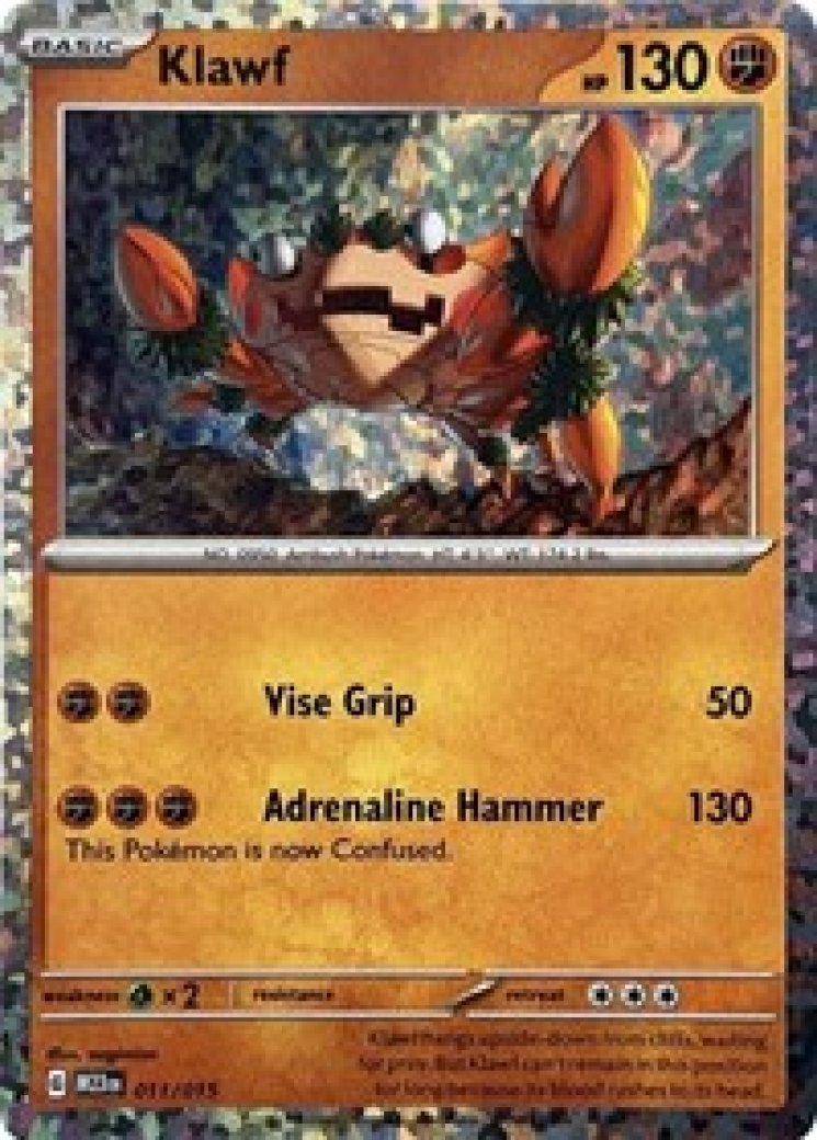 Klawf ex - Obsidian Flames - Pokemon Card Prices & Trends Klawf ex - Obsidian Flames - Pokemon Card Prices & Trends