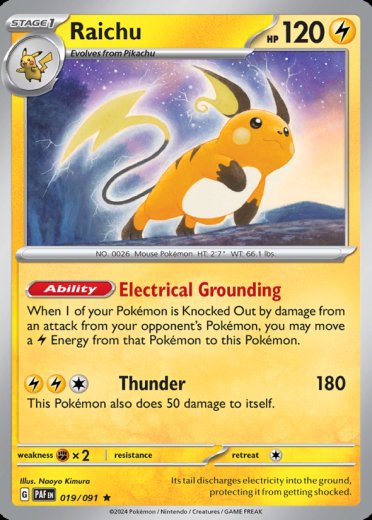 Raichu - 019/091