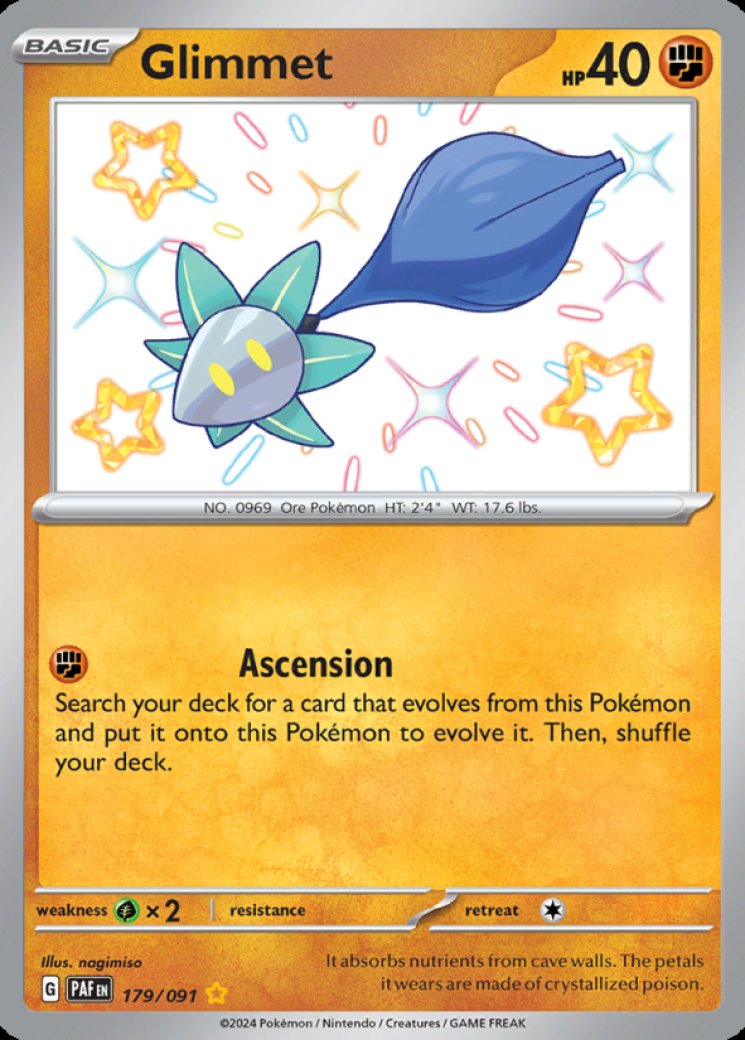 Glimmet - Paldean Fates - Pokemon Card Prices & Trends