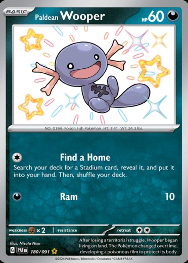 Paldean Wooper - 180/091