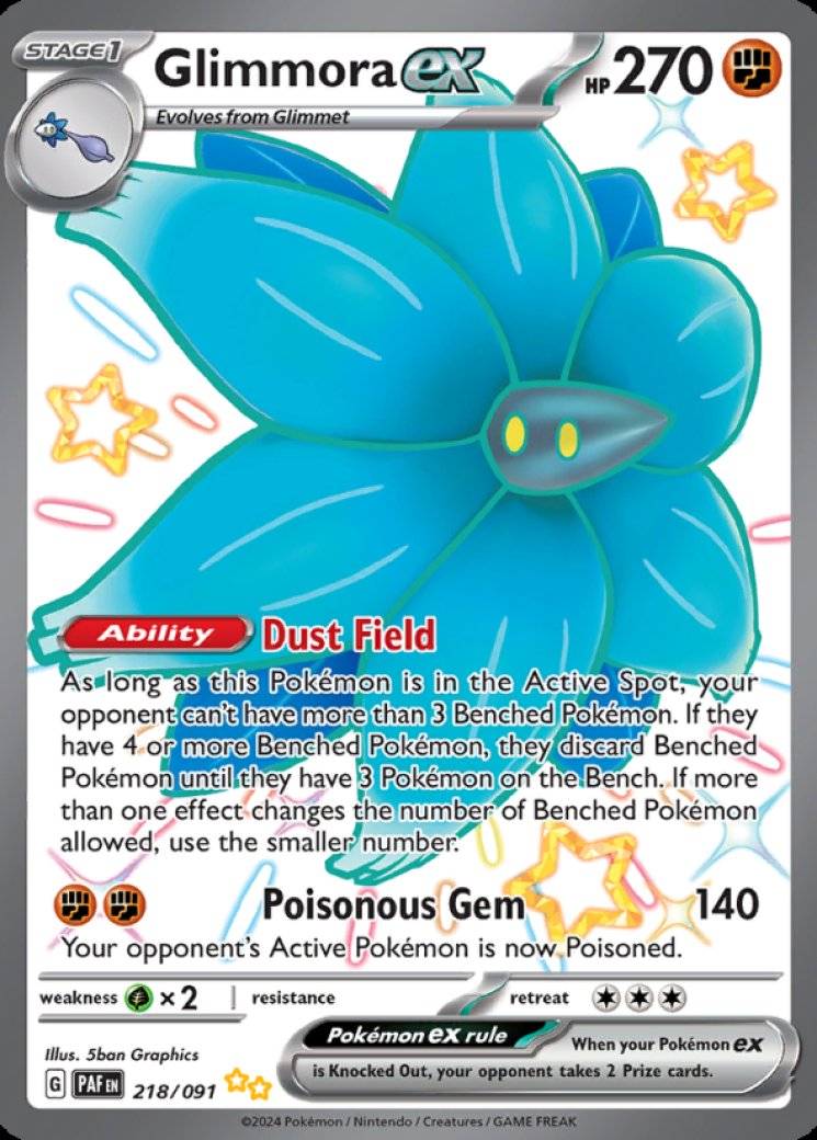 Glimmora ex - Paldean Fates - Pokemon Card Prices & Trends Glimmora ex - Paldean Fates - Pokemon Card Prices & Trends