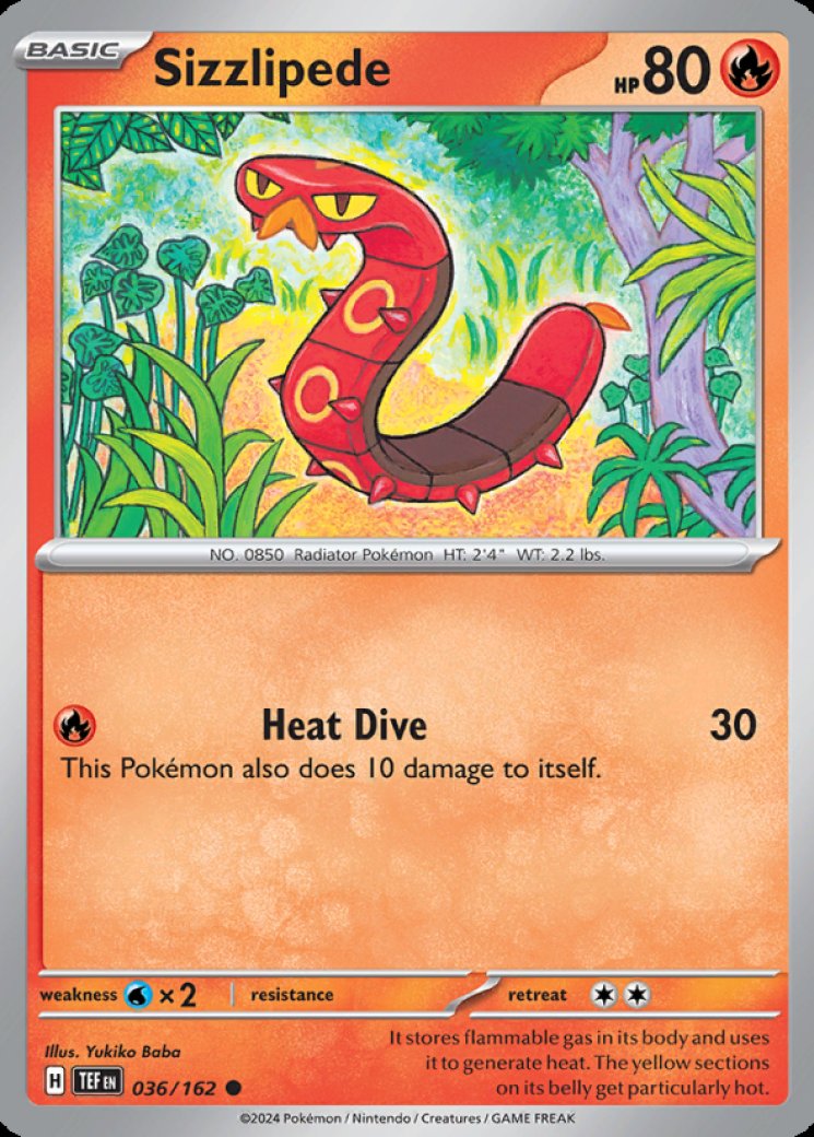 shiny sizzlipede pokemon card 217/190 S Common Card Type Sizzlipede (037) (037) 037 -