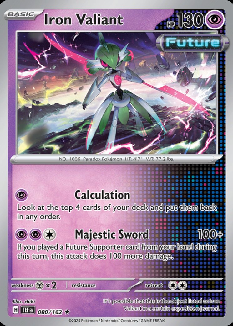 Iron Valiant - 080/162 Price 2026 | Temporal Forces