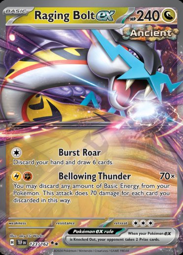 Raging Bolt ex - 123/162