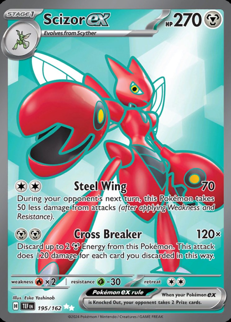 Scizor ex - 195/162 Price 2026 | Temporal Forces