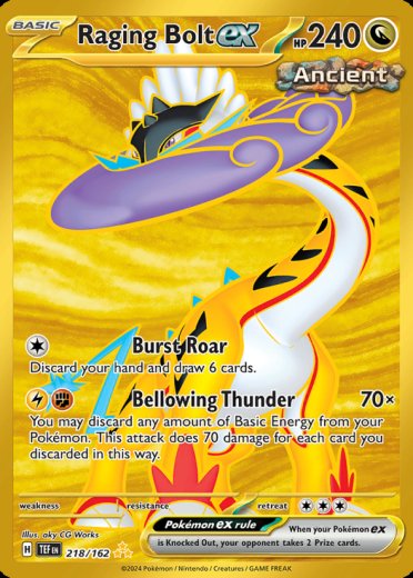 Raging Bolt ex - 218/162