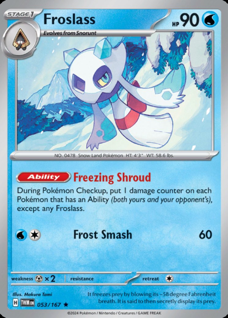 040 167 pokemon card Hearthflame Mask Ogerpon ex (040/167) [Prize Pack Series Six] main image 0
