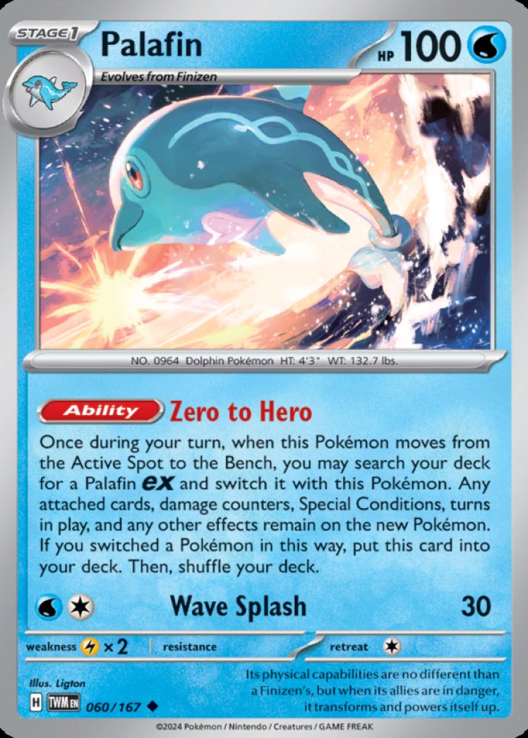 palafin ex pokemon card value Palafin 60/167 Price 2026